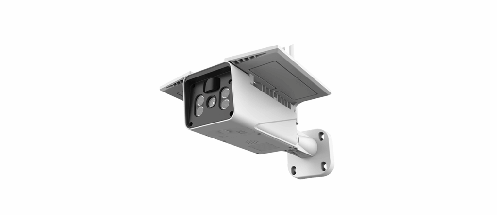 Brilliant Lighting – White Smart Wi-Fi Trident Solar Camera