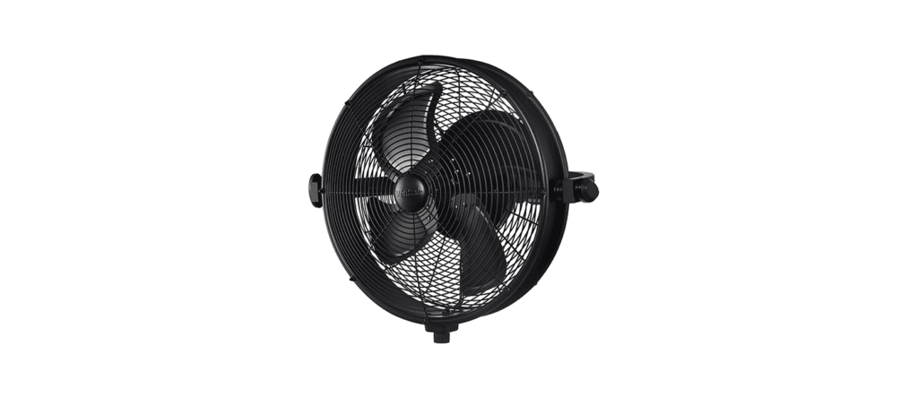 High-velocity industrial fan for cooling and ventilation applications.